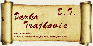 Darko Trajković vizit kartica